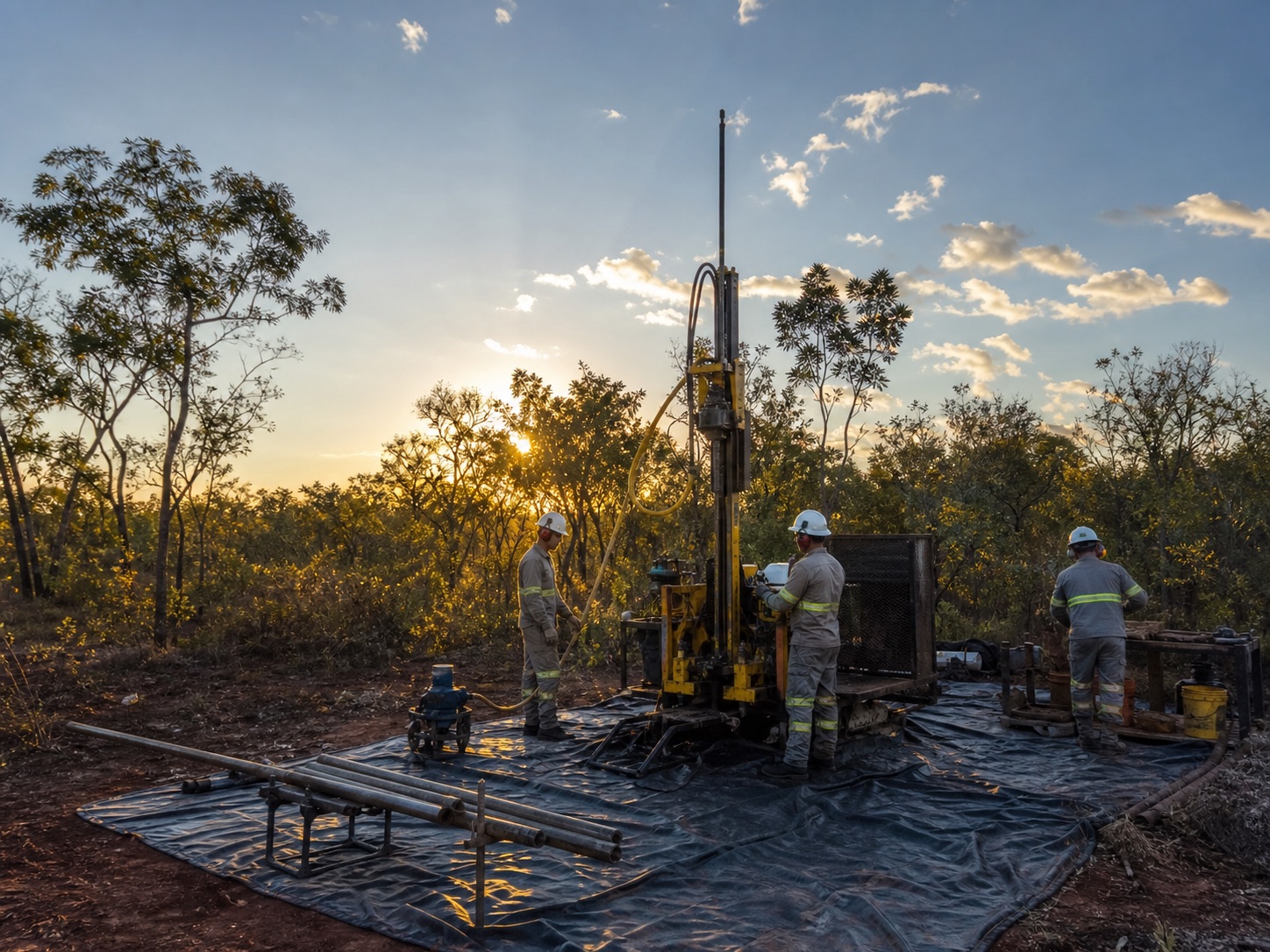 Mineral drilling in Brazil's Cerrado